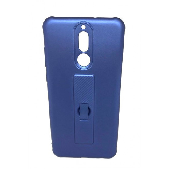 Capa Silicone Gel Com Anel De Dedo Motomo Huawei Mate 10 Lite Azul